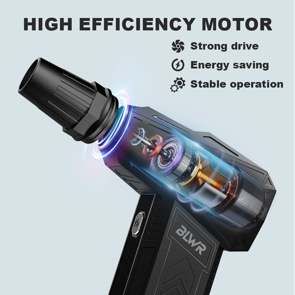 BLWR 302 Portable Turbo Air Fan Jetfan Blower -Handheld Cleaner & Hairdryer