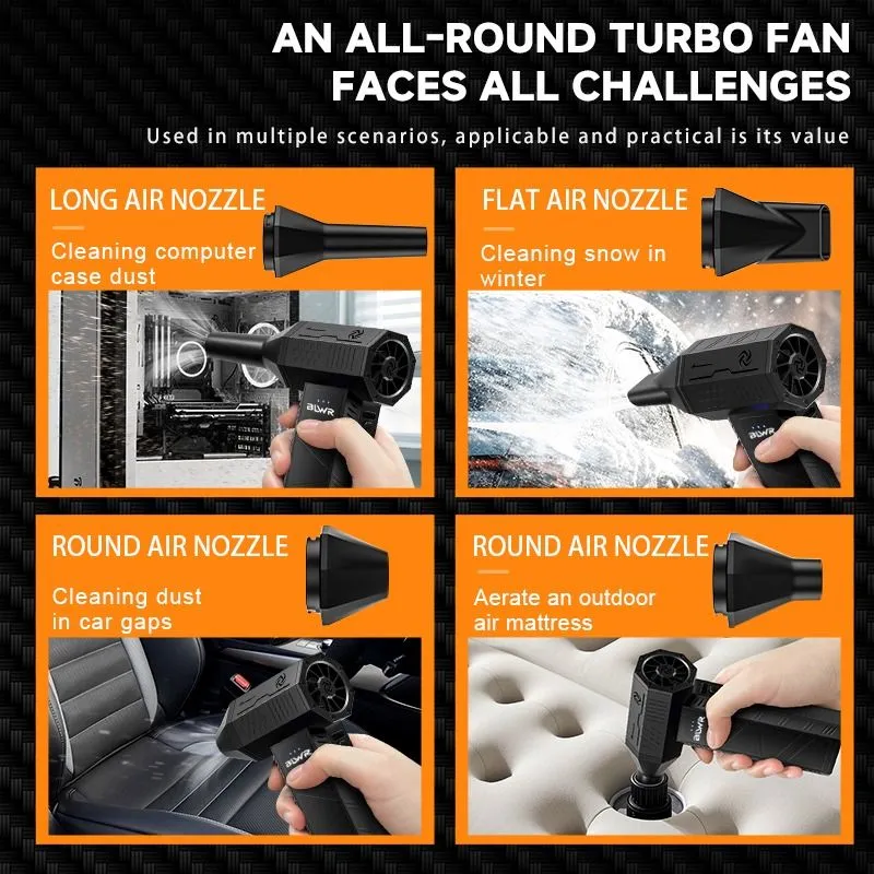 BLWR 101 Mini Portable Turbo Air Fan Blower-Handheld Cleaner & Hairdryer.webp