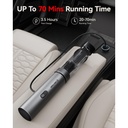 REDTIGER Cordless Car Vacuum Cleaner - 70 Min Runtime, USB-C Fast Charge
