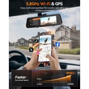 WOLFBOX G900 PRO 4K Mirror Dash Cam with STARVIS 2  