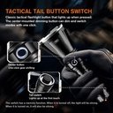 GODFIRE TF01 High-End LED Flashlight - 1371 Lumens, 1000m Beam Distance