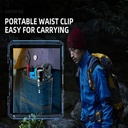 SUPERFIRE V8-S Rechargeable Bright Light Zoomable LED Torch 2000 Lumens