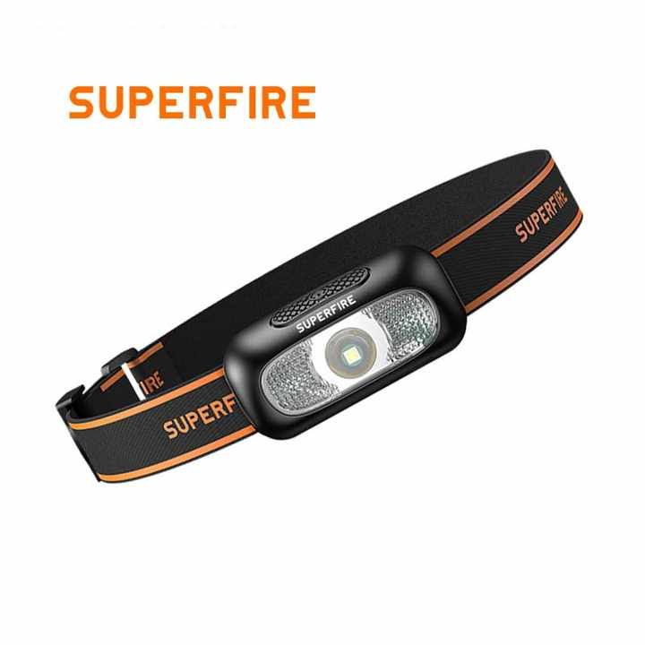 SUPERFIRE Mini Portable Outdoor Camping Headlamp Rechargeable HL05-D 120lm