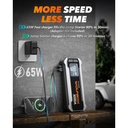 Wolfbox 3000A Jump Starter - 12V Car Battery Jump Starter, 65W Quick Charge