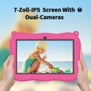 Pritom Smart Kids Panda Tablet 7" WiFi Parental Control 2GB RAM, 32GB ROM - Pink