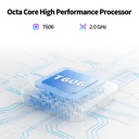 Pritom 11" Smart Tablet 4GB RAM 124GB ROM, Android 14, 18W Quick Charge