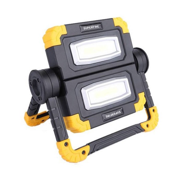 SUPERFIRE G7 Foldable Workshop Flashlight - 1600 Lumens, 5000mAh Battery