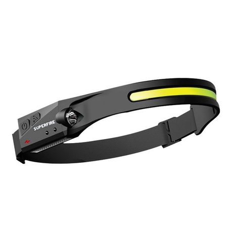 SUPERFIRE HL65 Rechargeable COB Headlamp Torch 340 Lumens