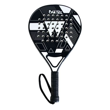 [5455] XX PADEL RACKET WHIZZ BLACK AND WHITE